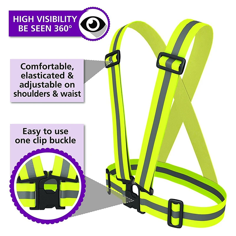 Reflective Safety Vest Strips for Construction Traffic Warehouse Security Reflective Strips for outdoor working and running Reflective Safety Vest Strips for Construction Traffic Warehouse Security Reflective Strips for outdoor working and running