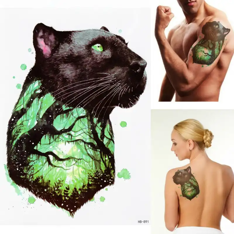 50 Black Panther Tattoos On Chest For Men - Parryz.com