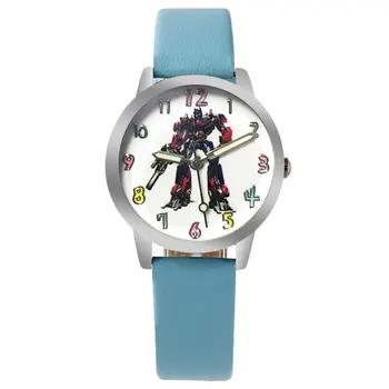 

Hot movie anime cartoon children quartz watch casual cool boy sports leather luminous clock baby girl student gift jewelry watch