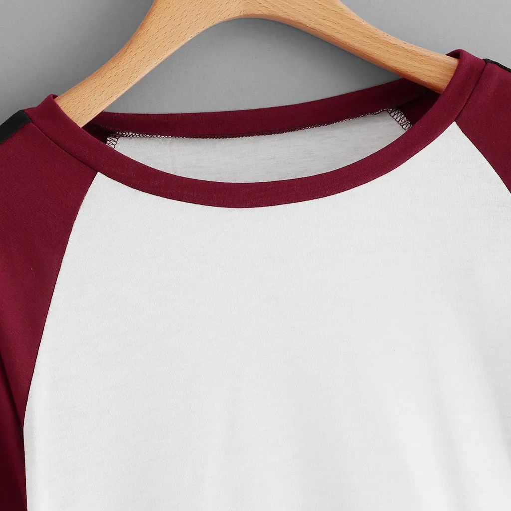 LIVA GIRL Женская цветная подходящая свободная футболка с круглым вырезом, Повседневная модная рубашка, уличная спортивная рубашка с длинными рукавами для скейтборда, свитер