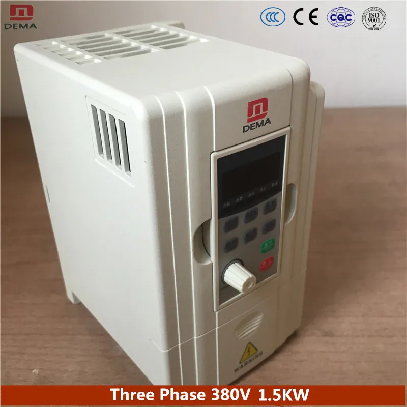 

DEMA D5M Serie Frequency Inverter 1.5KW VFD Converter 3Phase 380V Variable Frequency Drive For Conveyor Belt Motor Speed Control