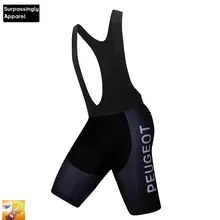16D гелевый коврик для мужчин Pro UCI Тур команда черный на заказ велоспорт нагрудник шорты дышащая езда Спорт велосипед фитнес шорты XXS~ 5XL