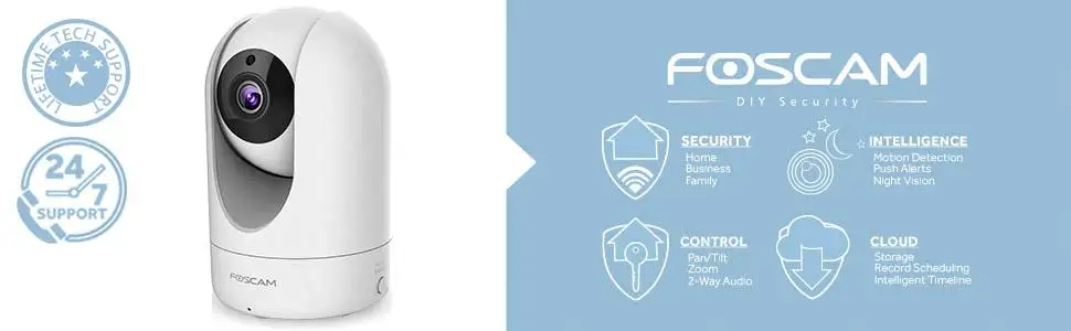 Foscam R4 1440P 4MP ультра-HD Беспроводная P2P камера видеонаблюдения с 26 футов ночного видения wifi IP камера