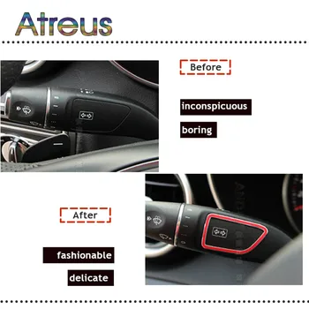 

Car-Styling Wiper Lever shift Frame Stickers For Mercedes W212 W213 W176 W246 C117 A B E Class GLA GLK CLA GLC Benz Accessories