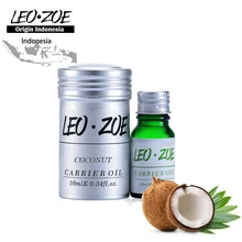 Чистое Кокосовое Масло известного бренда LEOZOE сертификат происхождения индонезийское ароматерапия Высокое качество кокосовое эфирное масло 10 мл