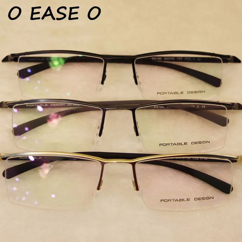 

Full Frame Super Thin Titanium Alike Glasses Unisex Comfortable Glasses P8190 Four Color Glasses Prescription Spectacles