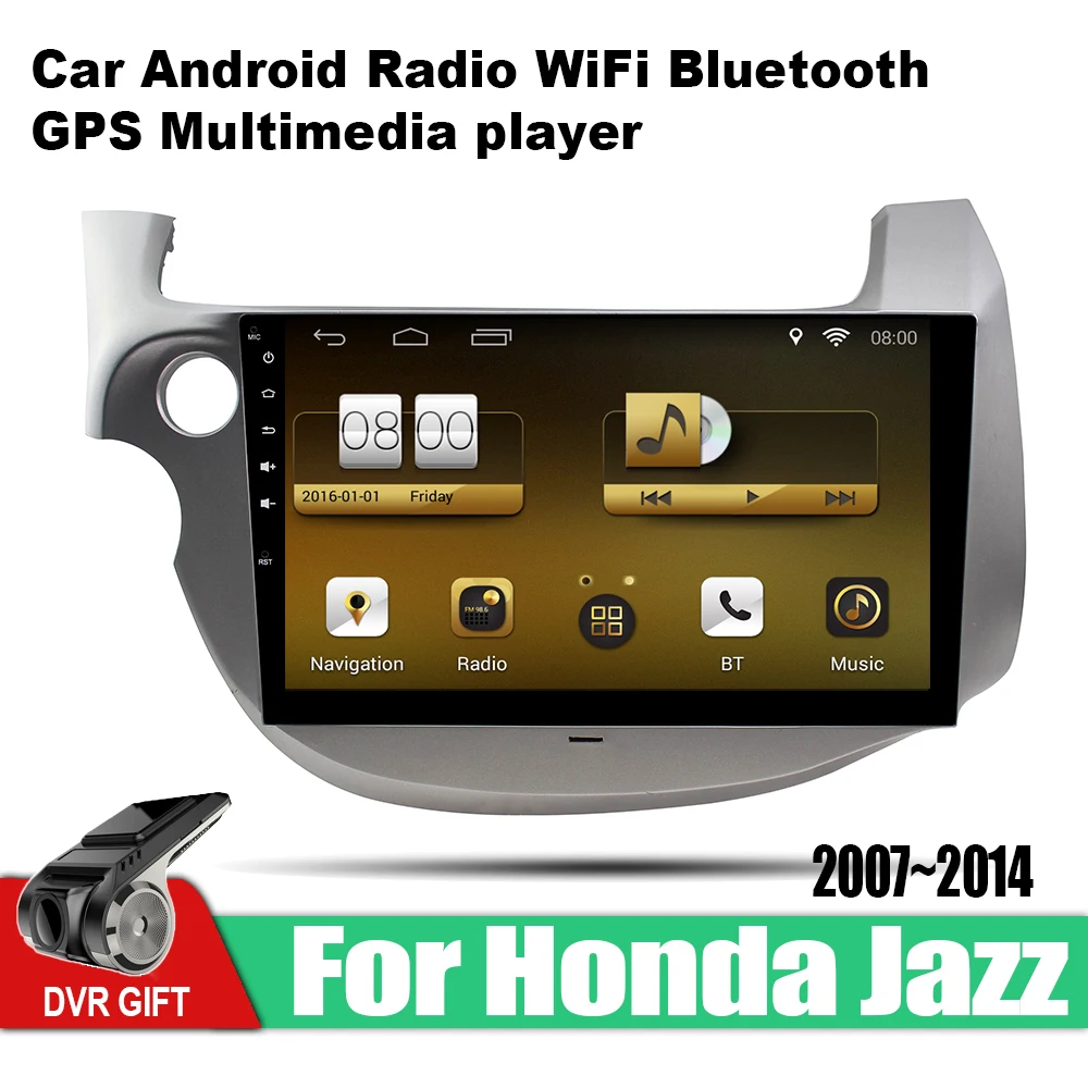 

ZaiXi Android Car GPS Multimedia Player For Honda Jazz 2007~2014 car Navigation radio Video Audio Car Player Bluetooth
