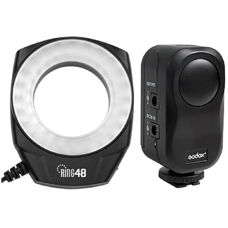 Godox RING48 макро кольцо со светодиодной подсветкой 48 шт. мощность для Nikon Pentax Canon Pentax Olympus DSLR камеры