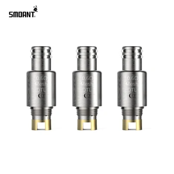 

Original 3Pcs Smoant Pasito Coil 0.6ohm Mesh DTL Coil 1.4ohm Ni-80 Mesh MTL Coil Head For Smoant Pasito Pod Vape