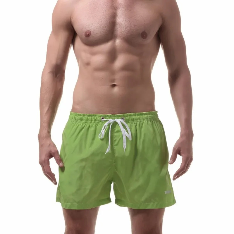 Мужские повседневные шорты, дышащие, простые, с высокой эластичной талией, удобные для кожи шорты для лета, SSA-19ING