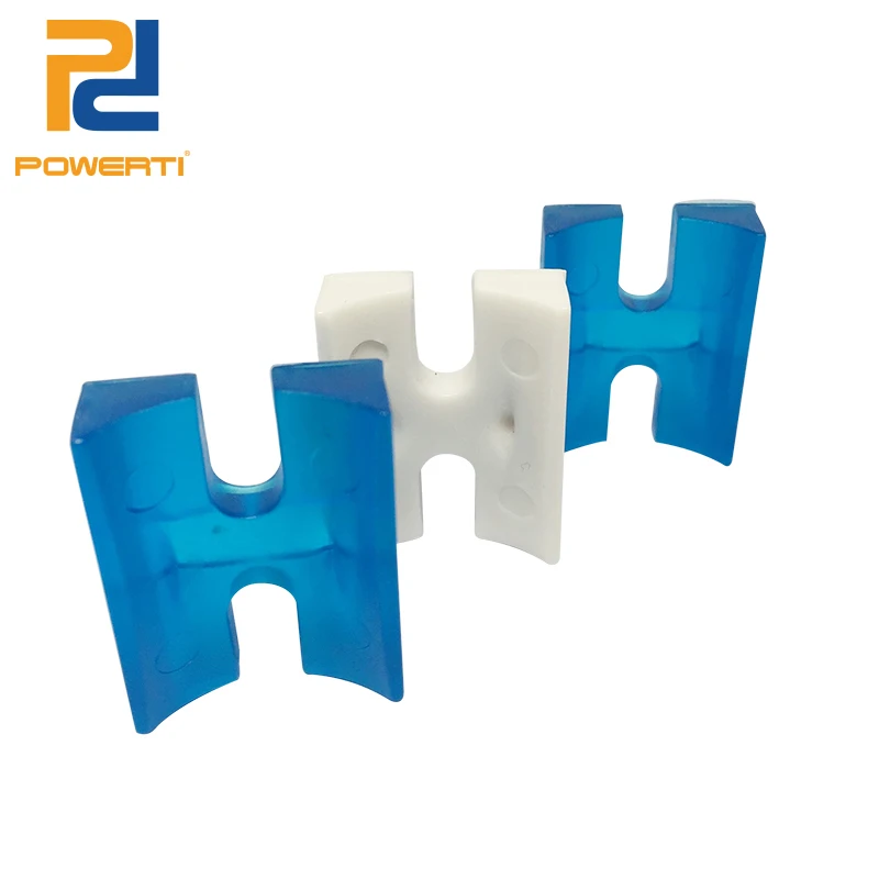 

POWERTI Stringing Machine Tool Load Spreader H Adapter for Tennis Racket Tools white and blue color 4pcs/lot