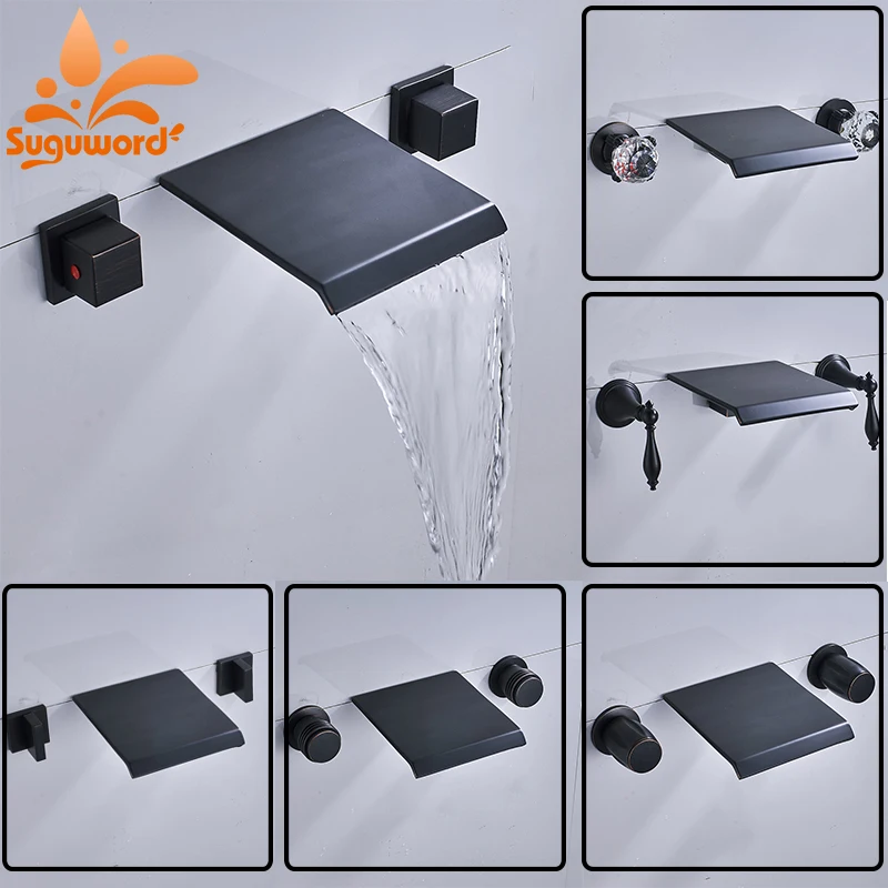 Newly ORB Basin Sink Faucet Bathroom Bathtube Double Handle Hot and Cold Water MixerTaps | Обустройство дома