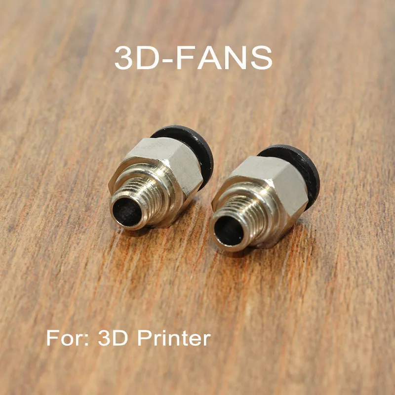 2 шт. для фторопластовой трубки 4 мм Hotend экструдер детали 3D-принтеров Quick M6