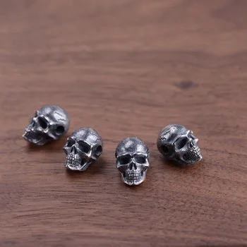 

S925 Silver Retro Old Taro Cross Perforated, Handmade Accessory Pendant Thai Silver Men's Pendant