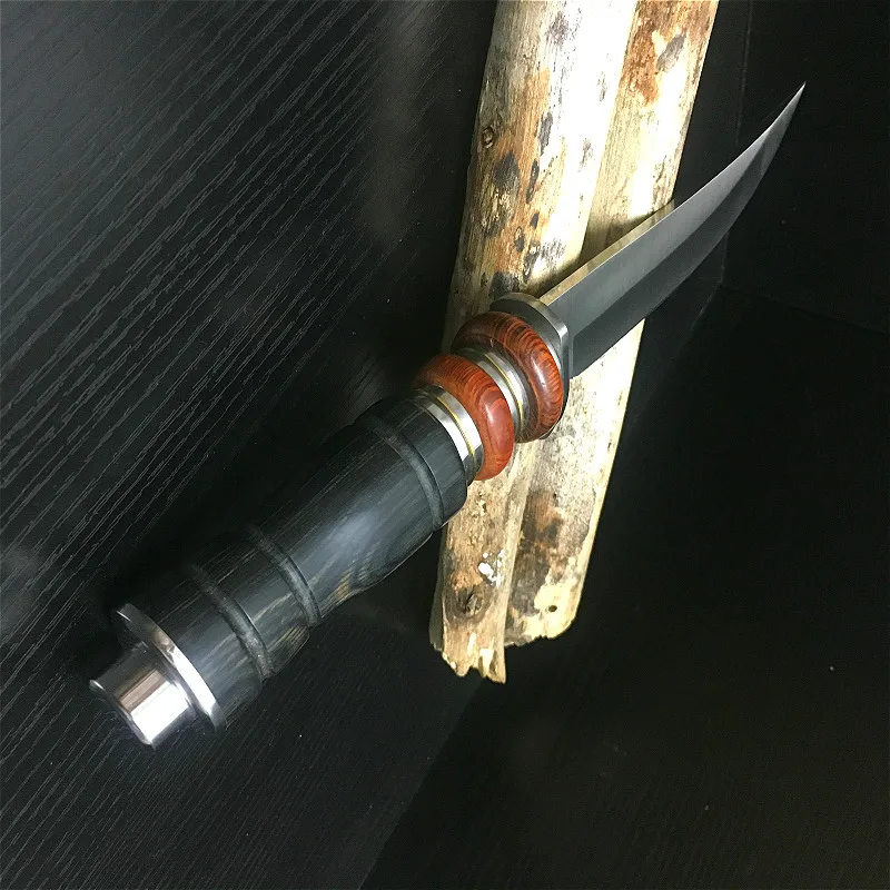 FD28 8Cr13mov лезвие 58HRC цветной деревянной ручкой охотничий нож с фиксированным лезвием инструмент для кемпинга для выживания тактические ножи