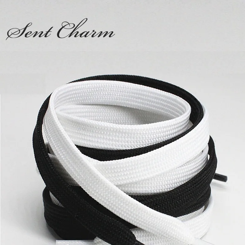 black and white shoelaces