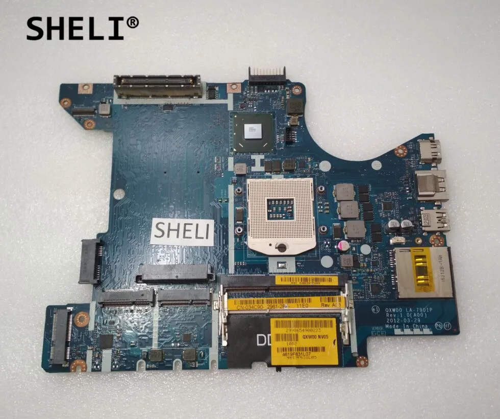 SHELI CN-0R3XNJ CN-034C90 For Dell E5430 Motherboard LA-7901P 034C90 34C90 R3XNJ