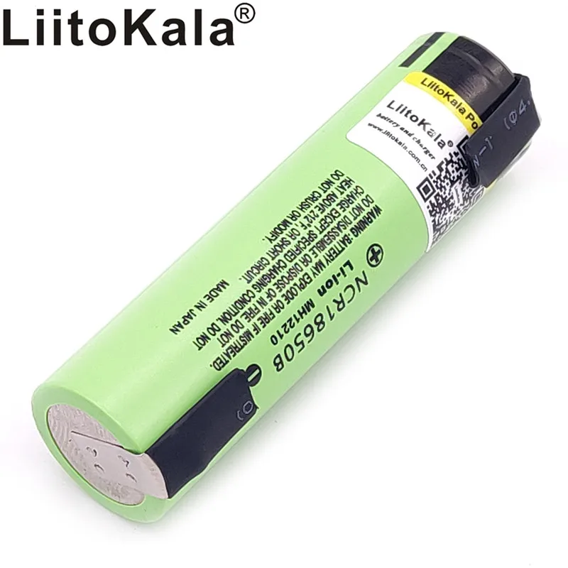 Liitokala NCR18650B 3,7 v 3400 mah 18650 литиевая аккумуляторная батарея DIY никелевые листовые батареи