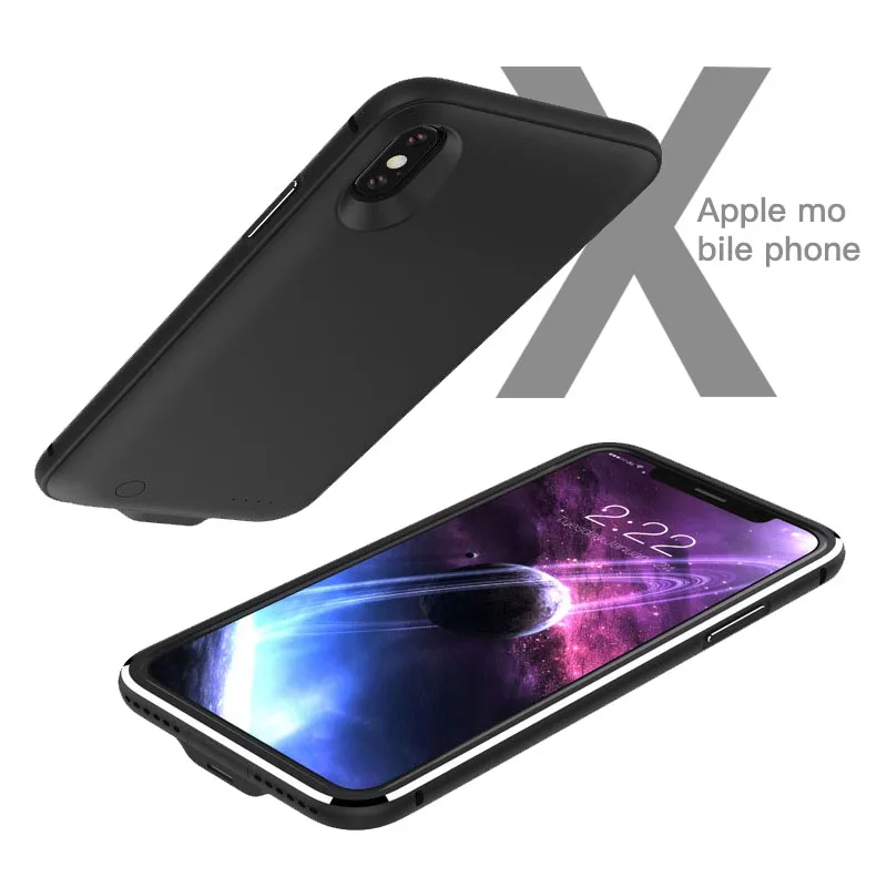 HCOBCK 5000 задняя крышка аккумулятора для iphone X зарядное устройство чехол ультра