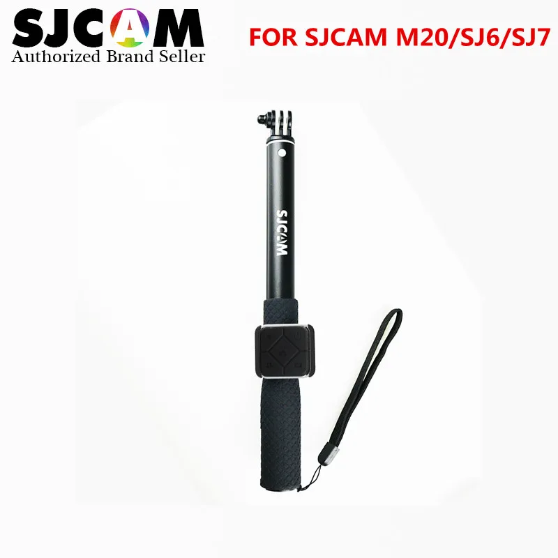 

Original SJCAM Aluminum Monopod Selfie Stick + Remote Control for SJCAM M20 sjcam SJ6 LEGEND sjcam SJ7 Star WiFi action kamera