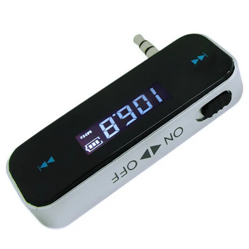 3,5 мм Автомобильный музыкальный аудио fm-передатчик ЖК-дисплей Автомобильный комплект мини беспроводной передатчик для Android/iPhone
