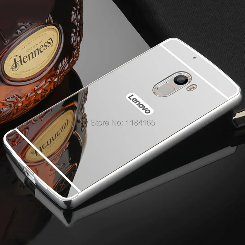 LEN-1415S_1_Luxury Ultra Light Metal Case with Aluminum Alloy Frame Mirror Back Cover Durable Shell for Lenovo X3 Lite K4 Note A7010