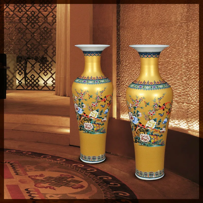 New Classical Modern Villa Hotel Jingdezhen Porcelain Vase Chinese