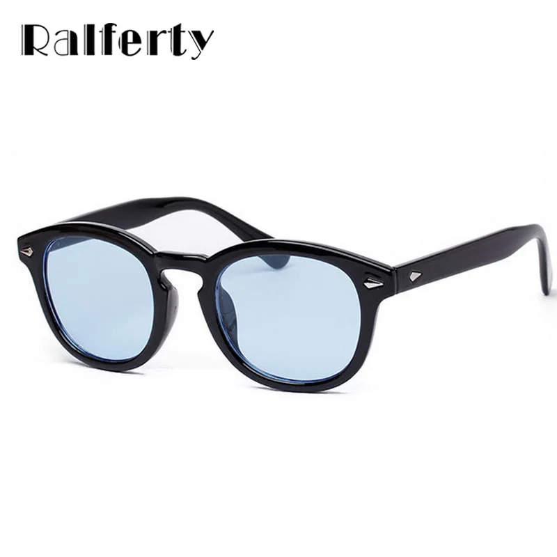 

Ralferty Vintage Retro Unisex Transparent Sunglasses Men Women Brand Designer Sun Glasses For Man Colorful Lens Shades 1932
