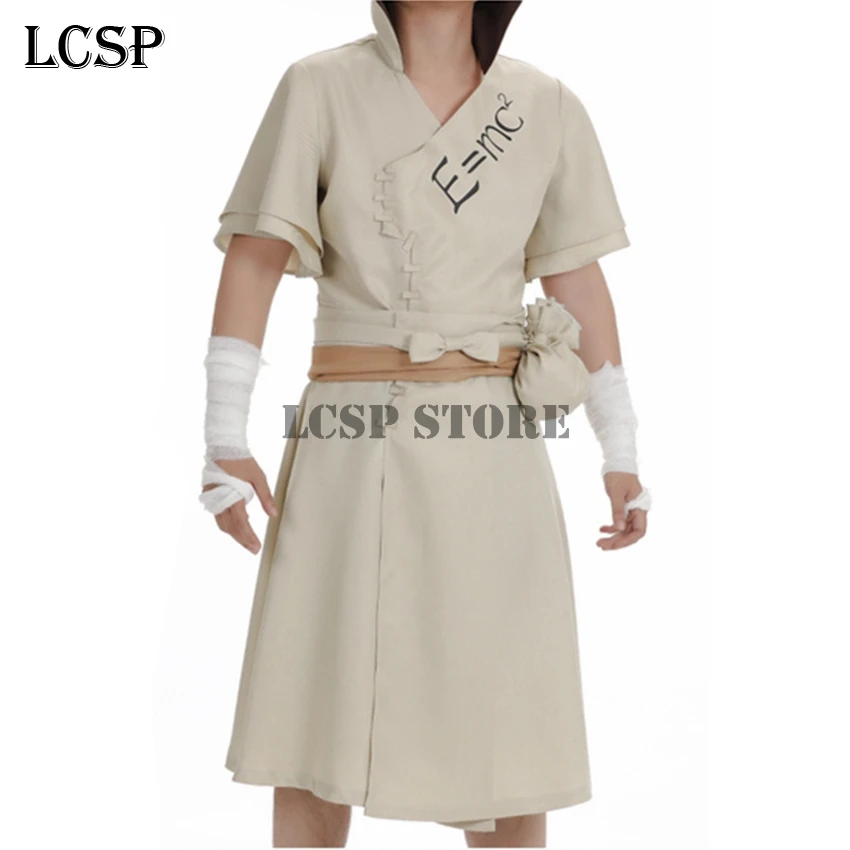 LCSP Dr.STONE Ishigami Senku Косплей Костюм японское аниме Униформа полный комплект костюм