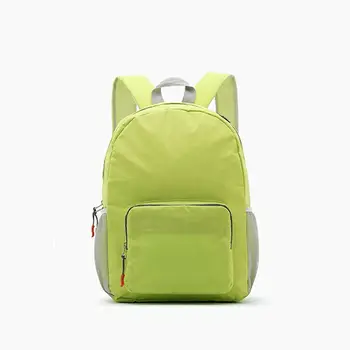 

Casual solid color backpack outdoor travel portable collapsible canta female shoulder bag