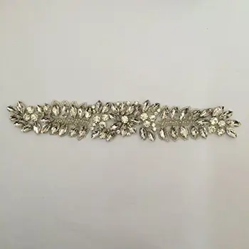 

wedding bridal sash Decorative crystal rhinestone trim patch for bridal