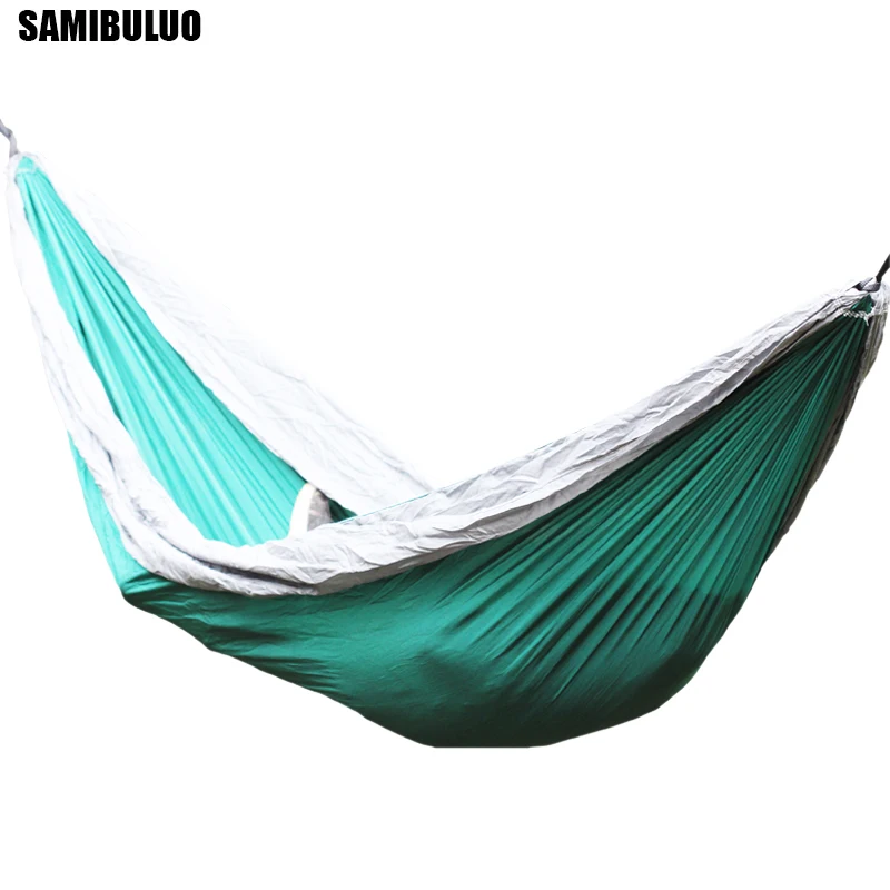 Hiking Camping Hammock Portable Nylon Hamac Hanging Outdoor Double Person Leisure 270*140cm