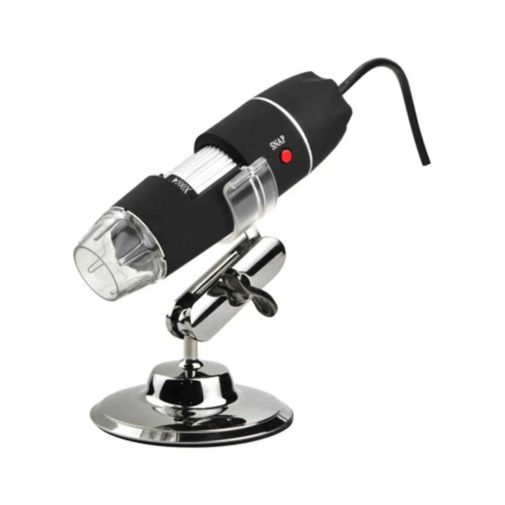 

1600X HD Electronic Magnifier Handheld Digital Microscope Industrial Medical Magnifier USB LED Endoscope with Metal Stand