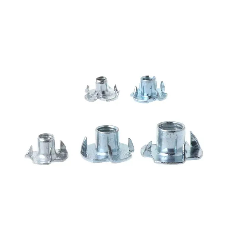 

Four-Claw Furniture Nut Square Nail M10 Series Lock Nut Connector Wood Board Inlaid Furniture Hardware Fastener