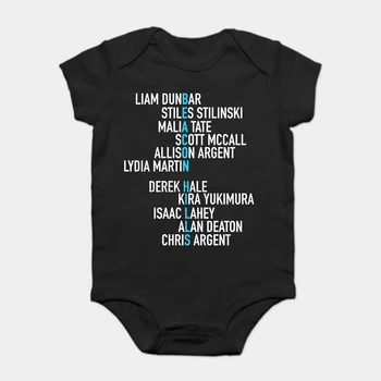 

Baby Onesie Baby Bodysuits kid t shirt Fashion Cool Funny Teen Wolf Beacon Hills 2 Customized Printed