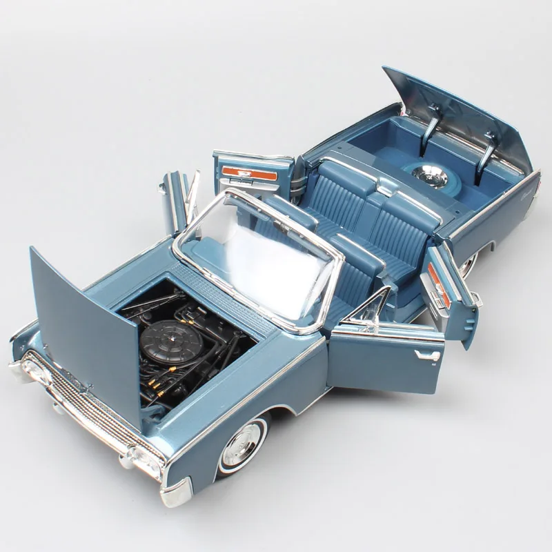 Классические большие весы, автомобильные 1:18, бренды 1961, LINCOLN, континентальные металлические модели автомобилей, Diecasts& Toy Vehicles для детской коллекции