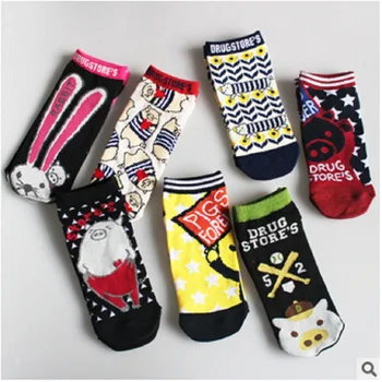 

2018 Sale Promotion Geometric Ms. Summer Cartoon Cotton Breathable Absorbent Socks