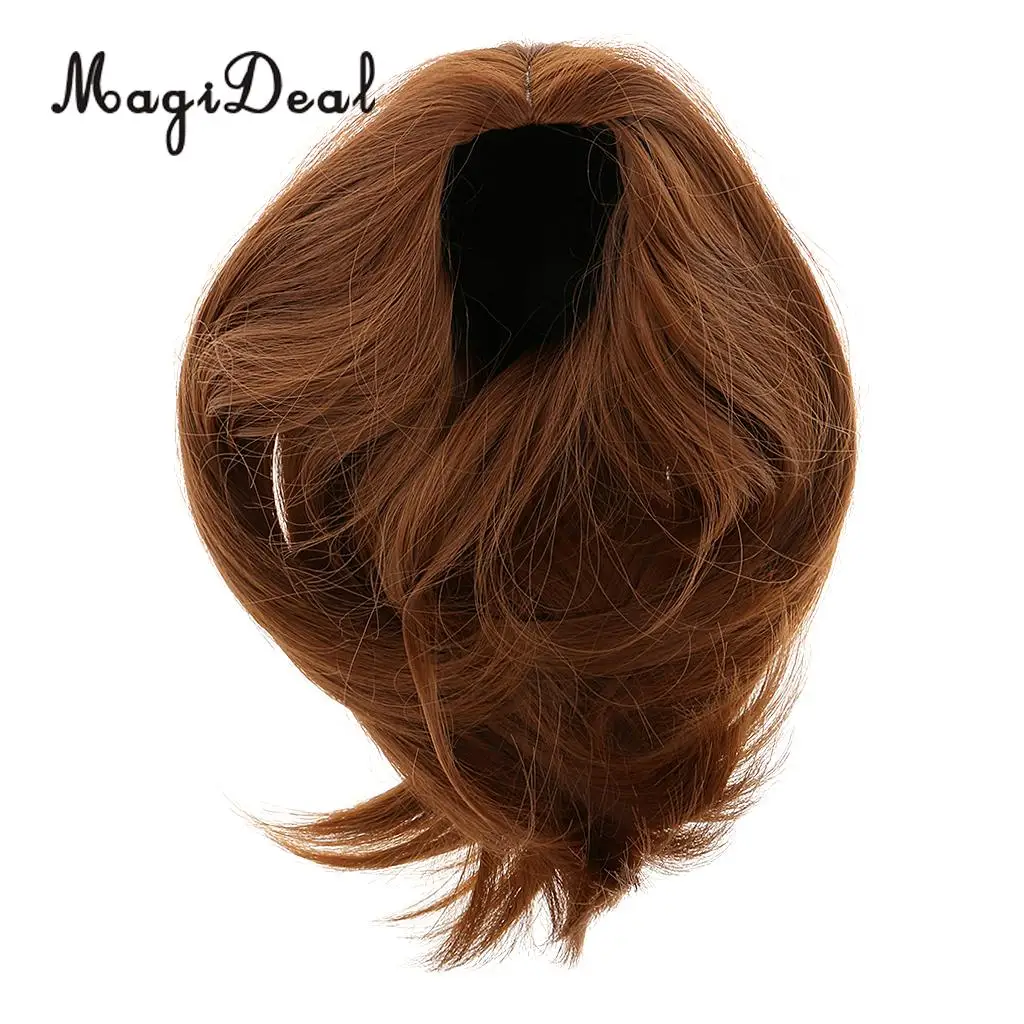 MagiDeal Fashion 28cm High-Temperature Wire Hair Doll Wig for Hair Salon 18 Inch   Dolls DIY Making Accessories Gift