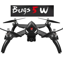 MJX Bugs 5W B5W RC gps Дрон с 5G Wi-Fi 1080P регулируемая камера один ключ возврат Следуйте за мной Квадрокоптер бесщеточный Дрон вертолет