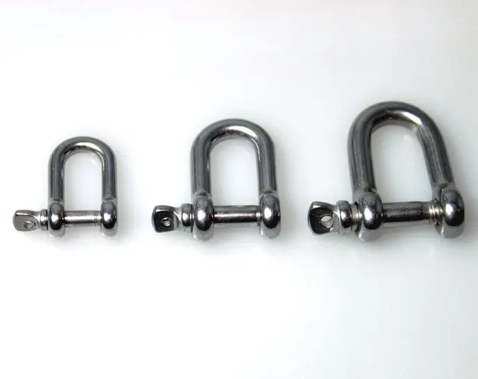 

(4MM) CHAIN RIGGING D SHACKLE,STAINLESS STEEL 304,DEE TYPE,Screw Pin Lifting Shackle