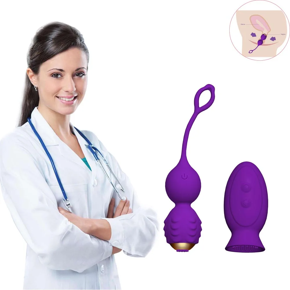 Silicone Smart Ball Vibrator Kegel Ball Ben Wa Ball Vagina Tighten Exercises Vaginal Geisha Sex Balls For Adults Women Sex Toys
