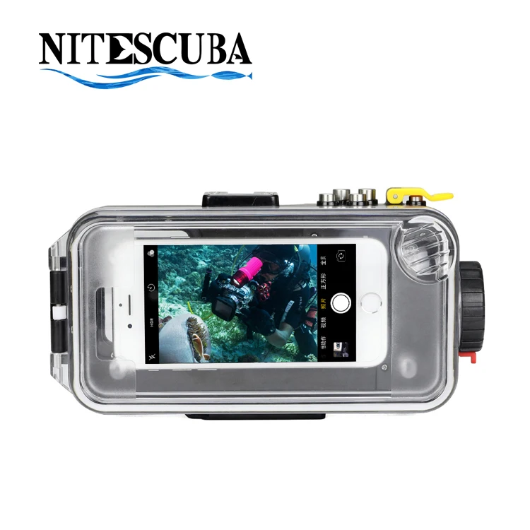 NiteScuba Дайвинг Seafrogs Универсальный соединяющийся с сотовым телефоном по bluetooth корпус коробка для подводной фотографии для смартфона общего использования