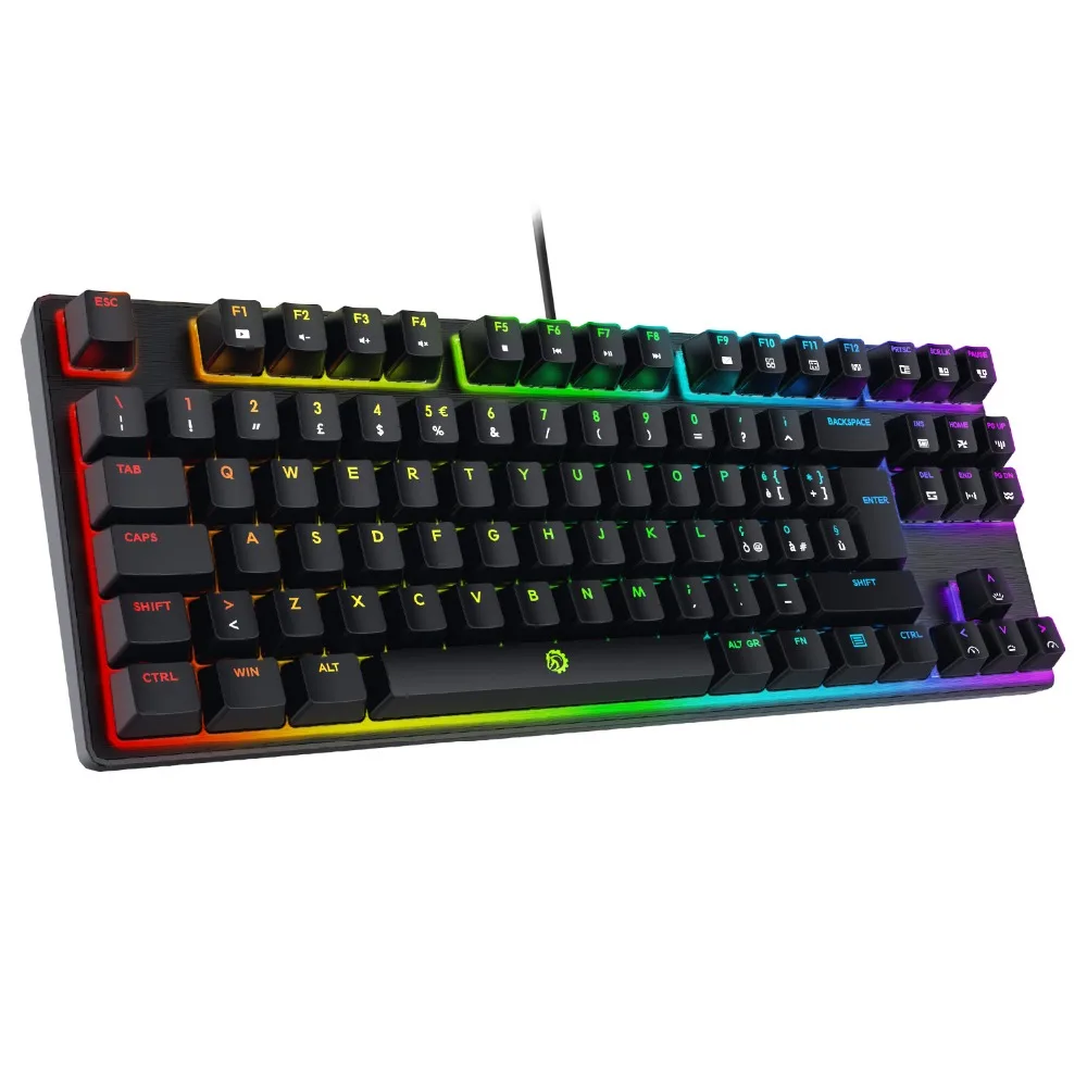 

DREVO Tyrfing V2 88-Key German Layout RGB Tenkeyless Wired Mechanical Gaming Keyboard