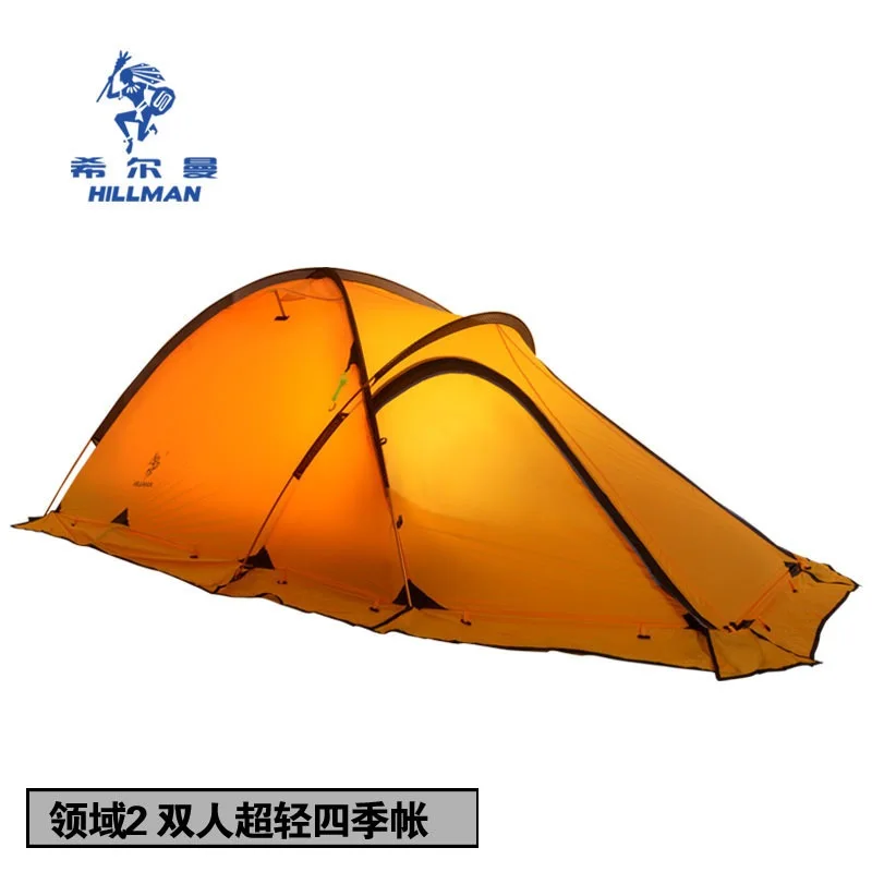 

HILLMAN lingyu 2PLUS Outdoor tent  camping double layer  2 person four season  tent silicon 20D snow skirt