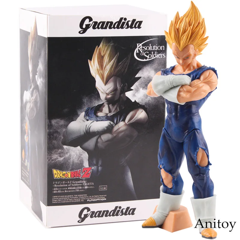 Фигурка коллекционные куклы Vegeta Grandista разрешение солдат Dragon Ball Z Dragonball Vegeta Фигурки ПВХ игрушки - Цвет: with box