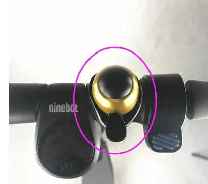 Скутер колокол для ninebot ES1 ES2 ES3 ES4 Электрический скутер - Цвет: gold