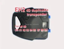 Free shipping,EH2 4D Electron Duplicable Head transponder chip,EH2 Car Key Chips, 5pcs/lot
