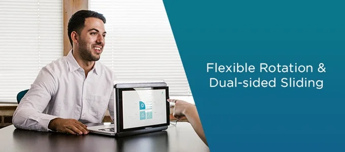 2 Flexible Rotation & Dual-sided Sliding