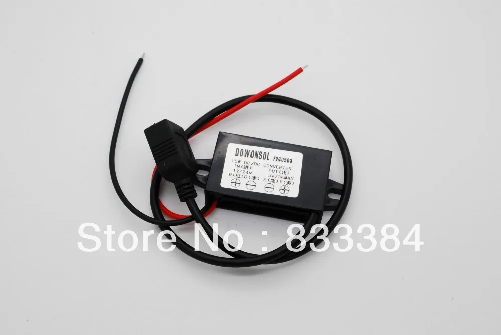 

DC Converter transformers Module 12V To 5V 3A 15W with USB Female USB