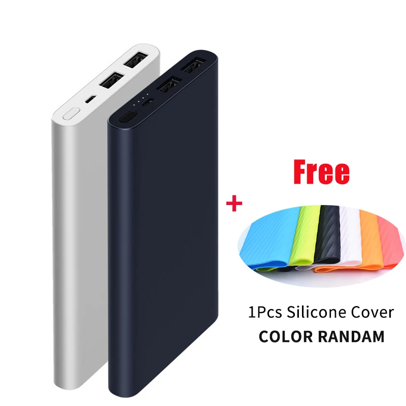 

Original Xiaomi Mi 10000mAh Power Bank 2i External Battery Bank Quick Charge Powerbank 10000 Dual USB Output for Android and IOS